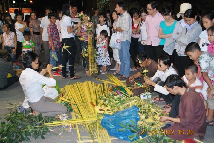nghệ nhân gấp lá dừa 2